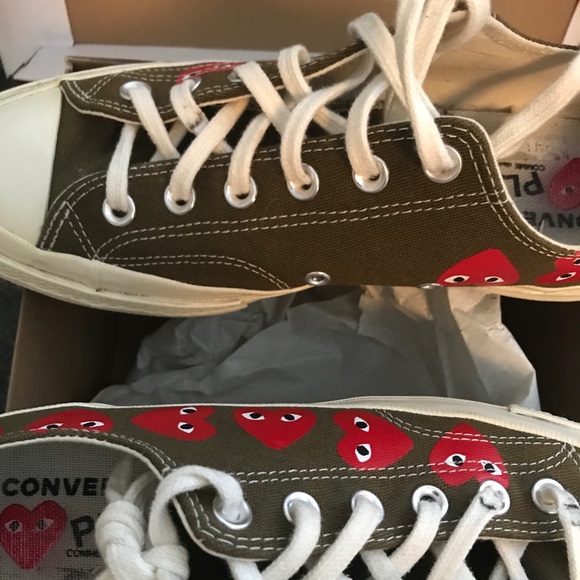cdg converse green